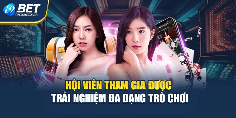 Hội viên tham gia được trải nghiệm đa dạng trò chơi